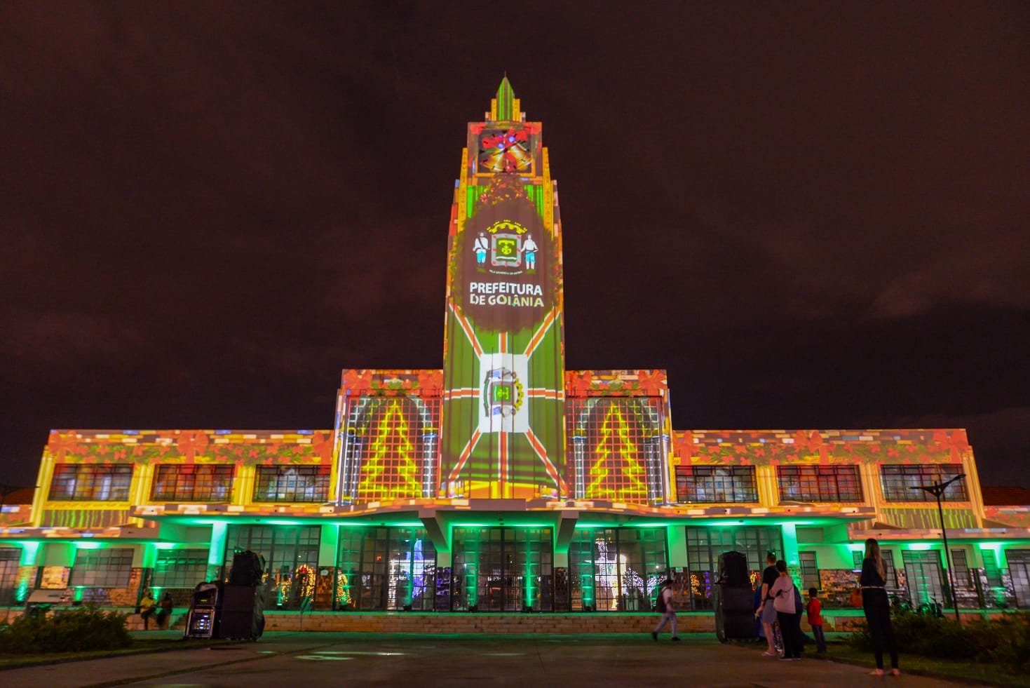 Iluminação especial marca programação natalina da Antiga Estação Ferroviária