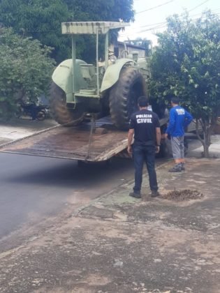 Polícia Civil recupera maquinário agrícola furtado em Aragoiânia